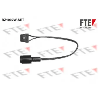 Contact d'avertissement, usure des plaquettes de frein FTE BZ1002W-SET