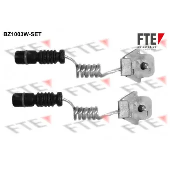 Contact d'avertissement, usure des plaquettes de frein FTE BZ1003W-SET