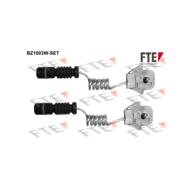 Contact d'avertissement, usure des plaquettes de frein FTE BZ1003W-SET