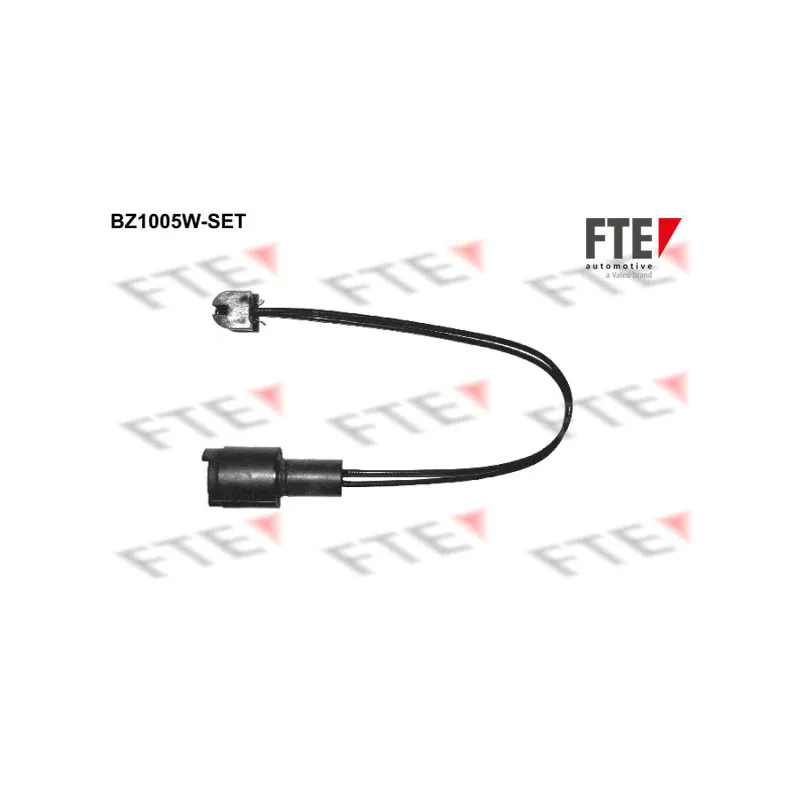 Contact d'avertissement, usure des plaquettes de frein FTE BZ1005W-SET