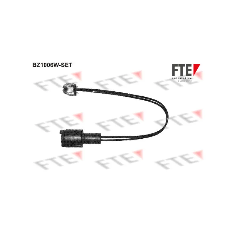 Contact d'avertissement, usure des plaquettes de frein FTE BZ1006W-SET