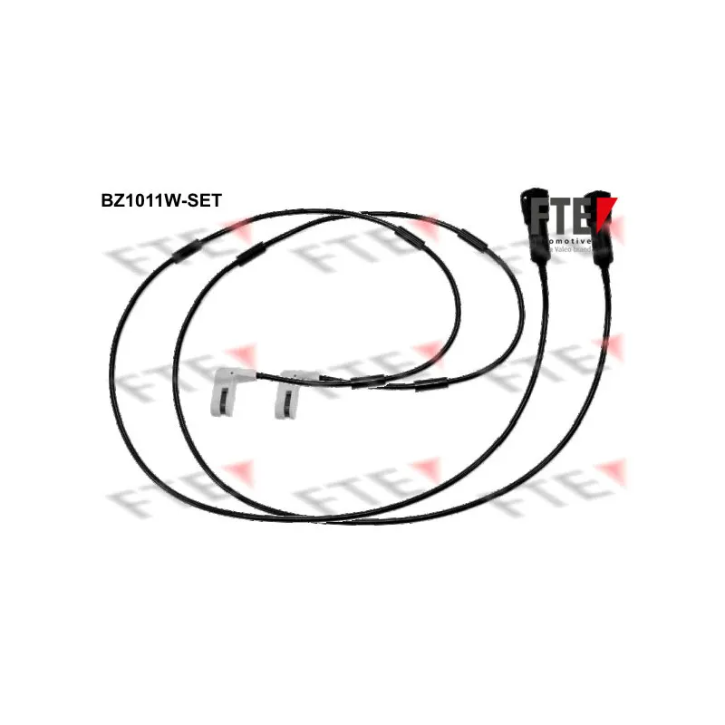 Contact d'avertissement, usure des plaquettes de frein FTE BZ1011W-SET