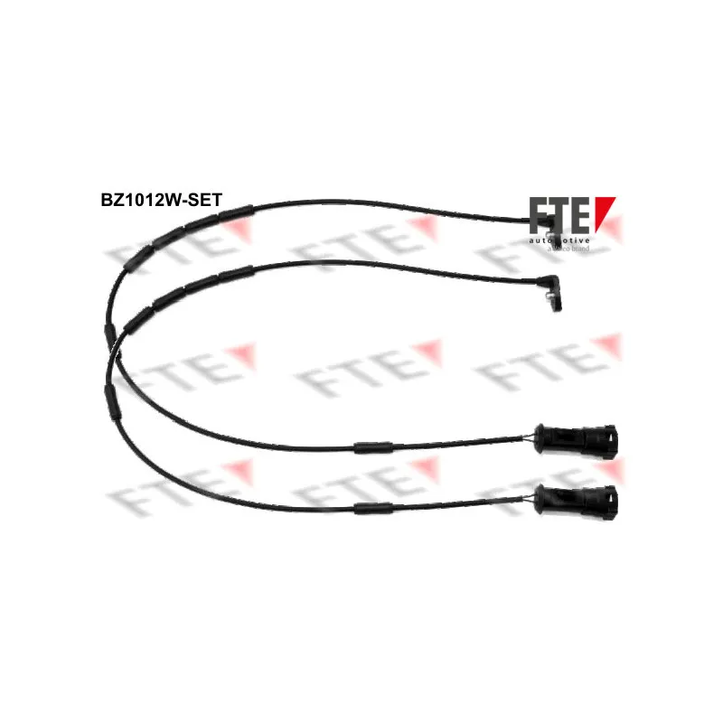 Contact d'avertissement, usure des plaquettes de frein FTE BZ1012W-SET