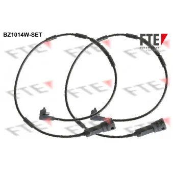 Contact d'avertissement, usure des plaquettes de frein FTE BZ1014W-SET