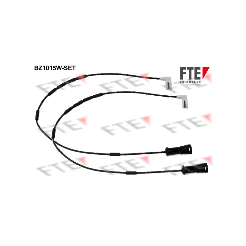 Contact d'avertissement, usure des plaquettes de frein FTE BZ1015W-SET