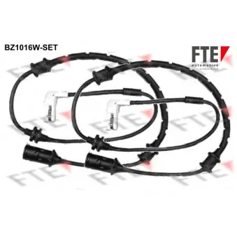 Contact d'avertissement, usure des plaquettes de frein FTE BZ1016W-SET
