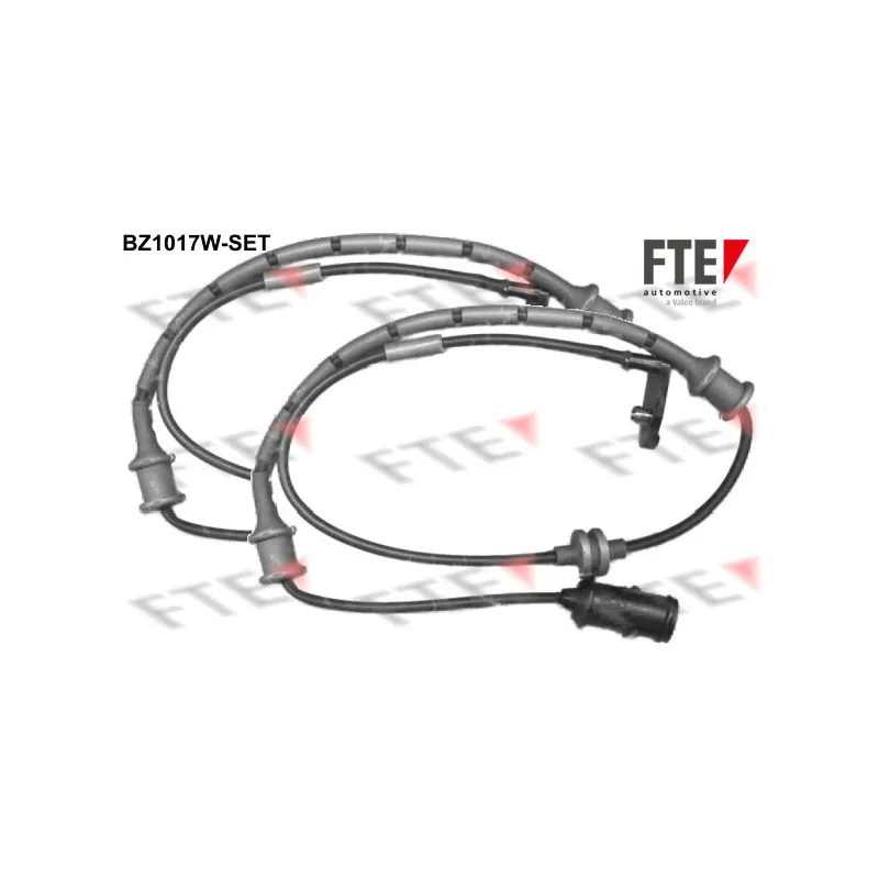 Contact d'avertissement, usure des plaquettes de frein FTE BZ1017W-SET