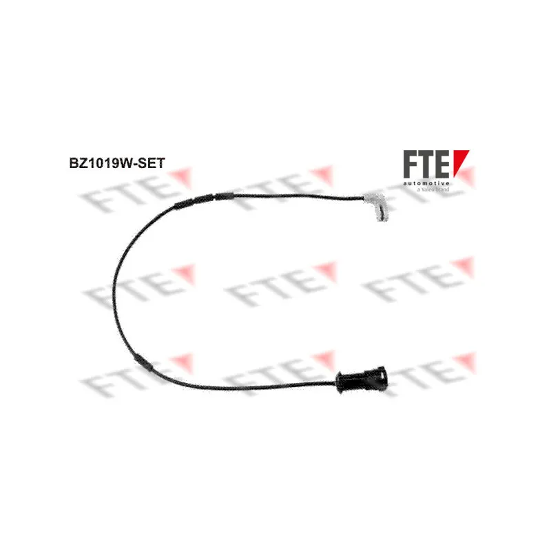 Contact d'avertissement, usure des plaquettes de frein FTE BZ1019W-SET