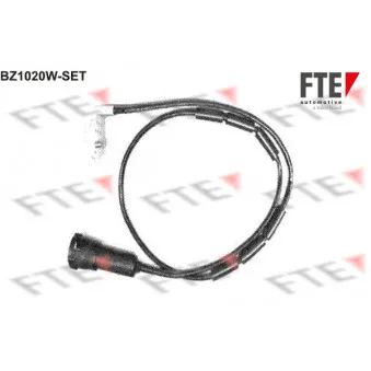 Contact d'avertissement, usure des plaquettes de frein FTE BZ1020W-SET