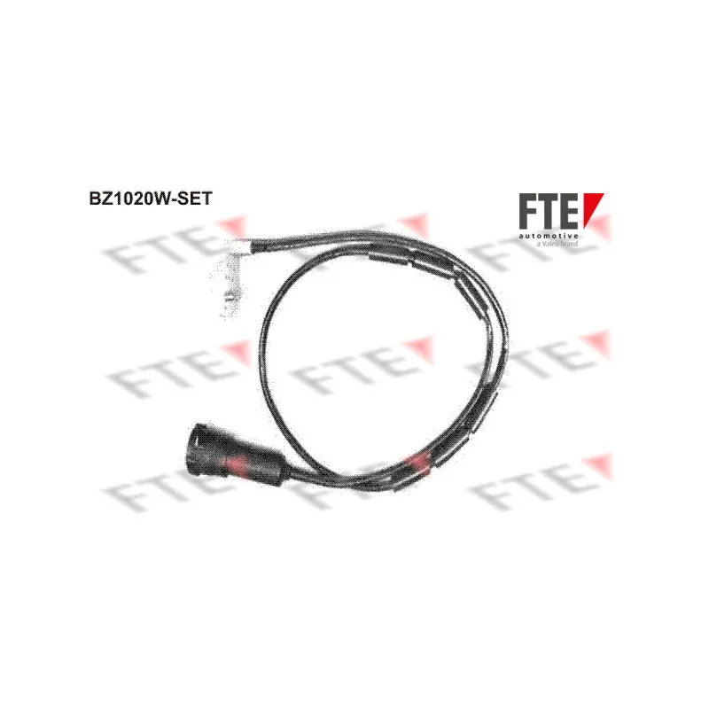 Contact d'avertissement, usure des plaquettes de frein FTE BZ1020W-SET