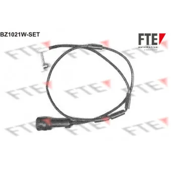 Contact d'avertissement, usure des plaquettes de frein FTE BZ1021W-SET