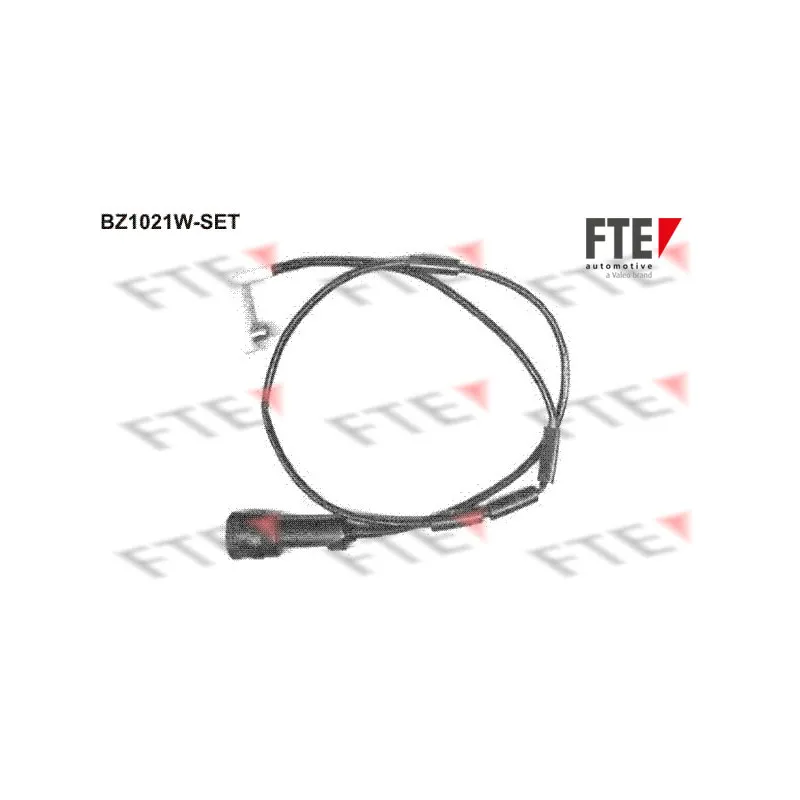 Contact d'avertissement, usure des plaquettes de frein FTE BZ1021W-SET