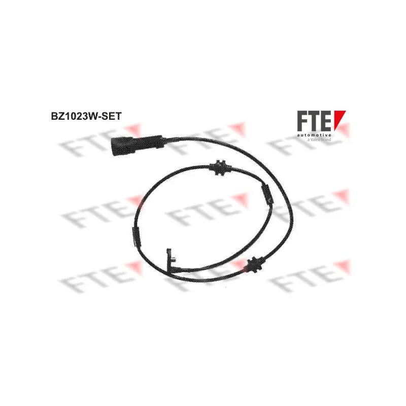 Contact d'avertissement, usure des plaquettes de frein FTE BZ1023W-SET