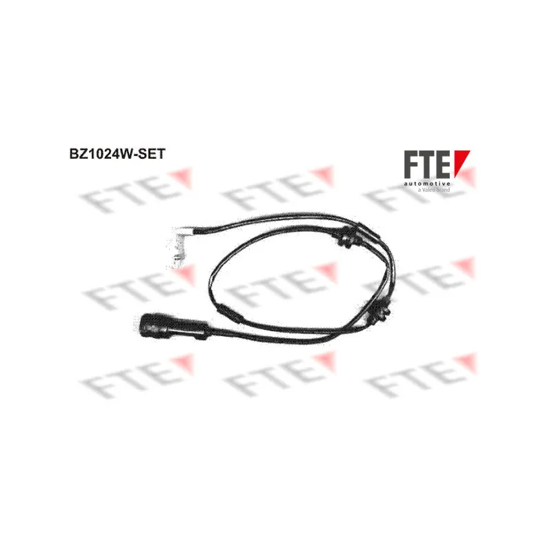 Contact d'avertissement, usure des plaquettes de frein FTE BZ1024W-SET