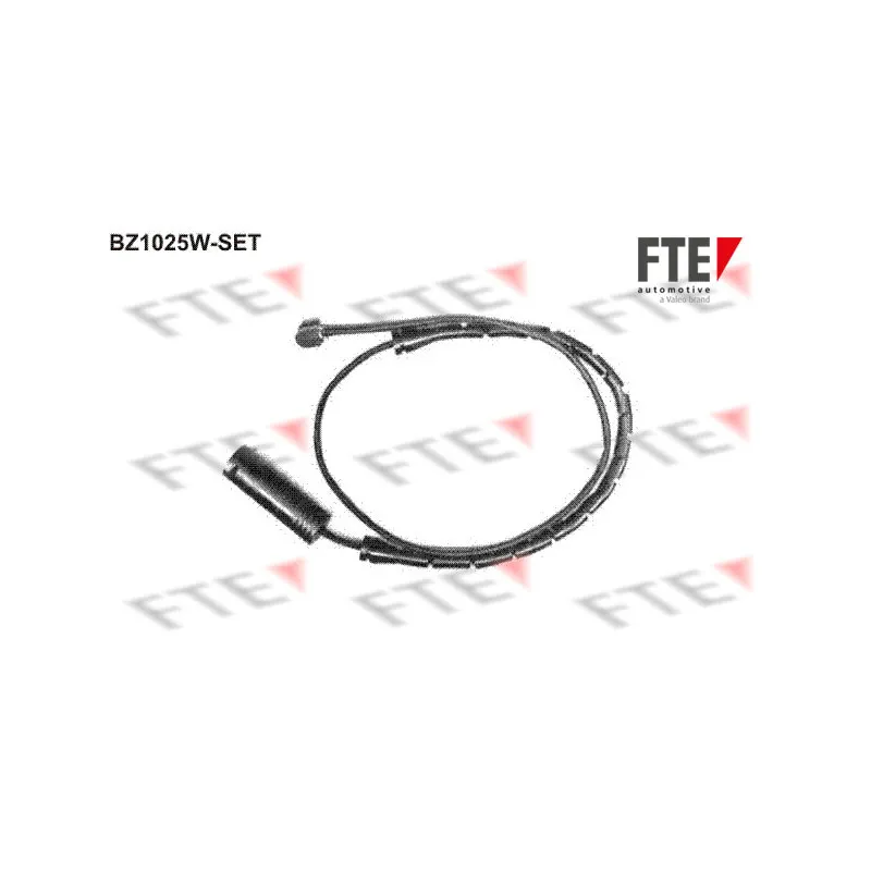 Contact d'avertissement, usure des plaquettes de frein FTE BZ1025W-SET