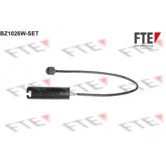 Contact d'avertissement, usure des plaquettes de frein FTE BZ1026W-SET