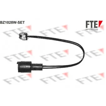Contact d'avertissement, usure des plaquettes de frein FTE BZ1028W-SET