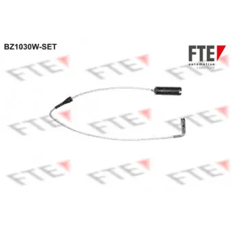 Contact d'avertissement, usure des plaquettes de frein FTE BZ1030W-SET