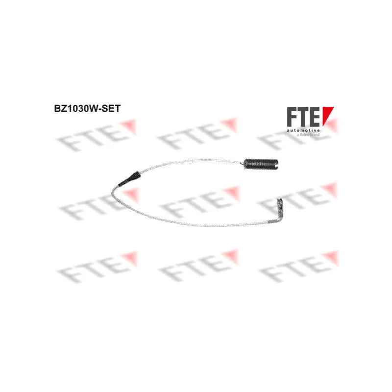 Contact d'avertissement, usure des plaquettes de frein FTE BZ1030W-SET