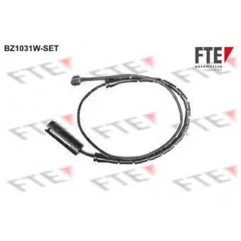 Contact d'avertissement, usure des plaquettes de frein FTE BZ1031W-SET