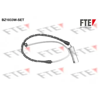Contact d'avertissement, usure des plaquettes de frein FTE BZ1033W-SET