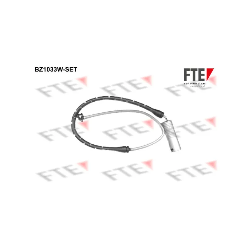 Contact d'avertissement, usure des plaquettes de frein FTE BZ1033W-SET