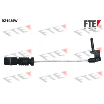 Contact d'avertissement, usure des plaquettes de frein FTE BZ1035W