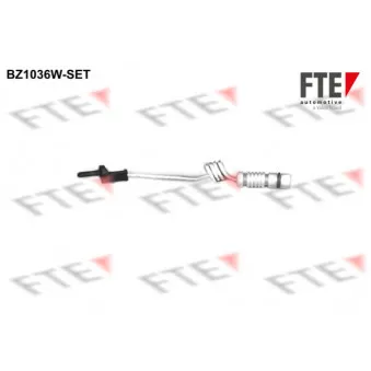 Contact d'avertissement, usure des plaquettes de frein FTE BZ1036W-SET