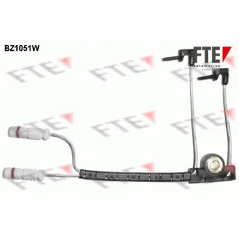Contact d'avertissement, usure des plaquettes de frein FTE BZ1051W