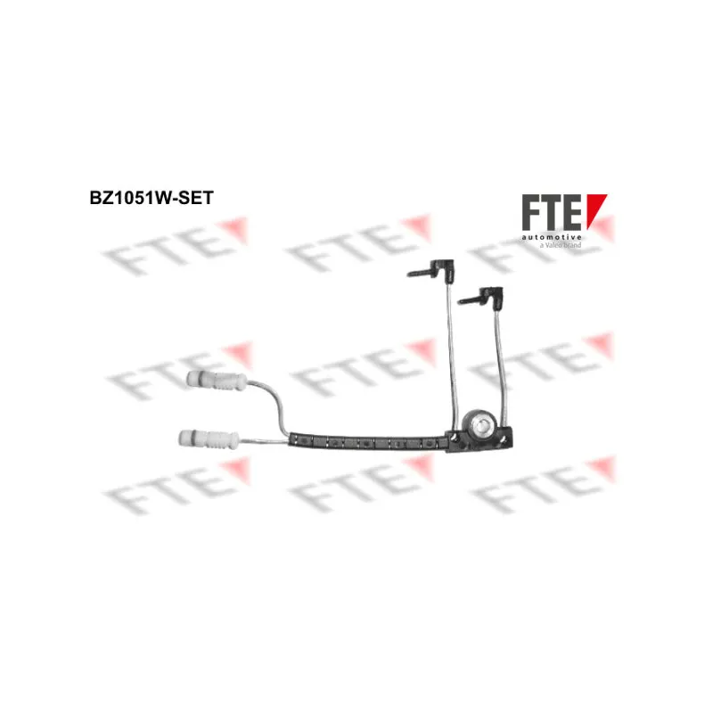Contact d'avertissement, usure des plaquettes de frein FTE BZ1051W-SET