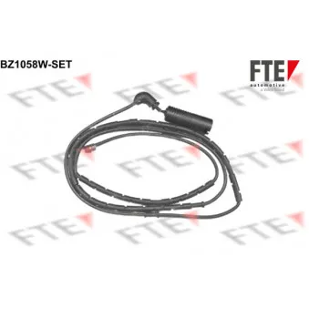 Contact d'avertissement, usure des plaquettes de frein FTE BZ1058W-SET