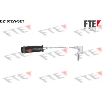 Contact d'avertissement, usure des plaquettes de frein FTE BZ1072W-SET