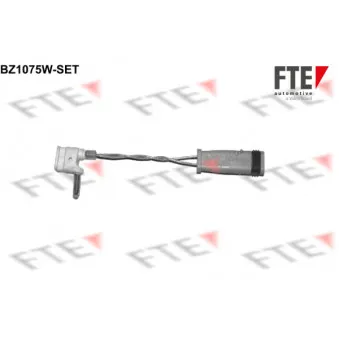 Contact d'avertissement, usure des plaquettes de frein FTE BZ1075W-SET