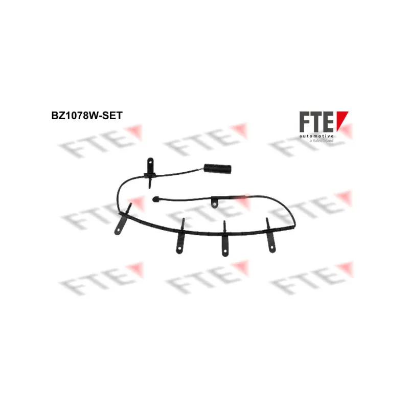 Contact d'avertissement, usure des plaquettes de frein FTE BZ1078W-SET