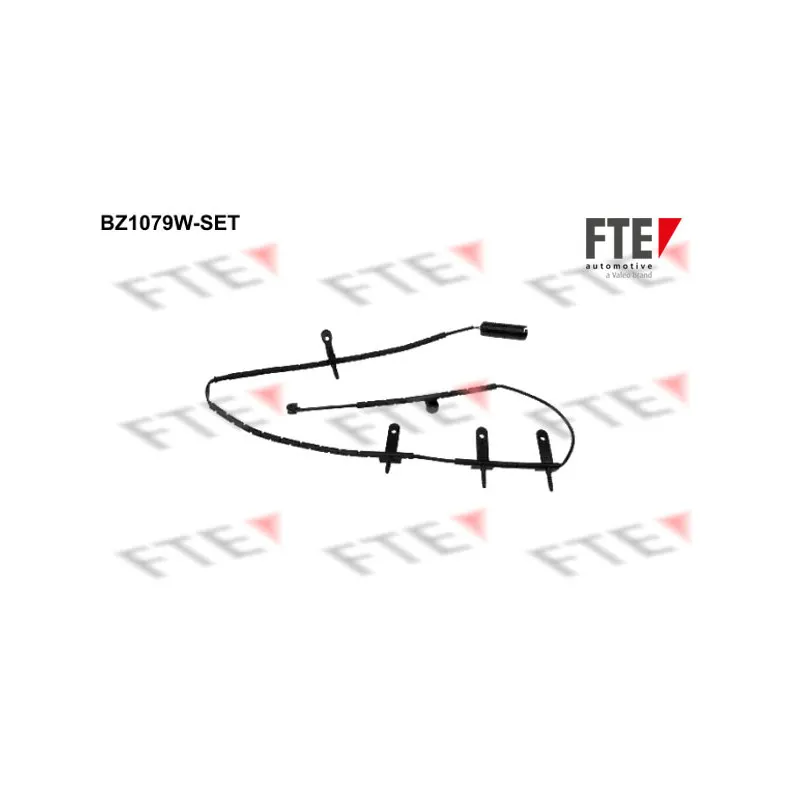 Contact d'avertissement, usure des plaquettes de frein FTE BZ1079W-SET