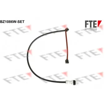 Contact d'avertissement, usure des plaquettes de frein FTE BZ1086W-SET