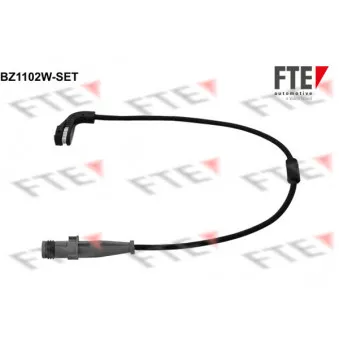 Contact d'avertissement, usure des plaquettes de frein FTE BZ1102W-SET