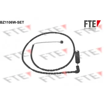 Contact d'avertissement, usure des plaquettes de frein FTE BZ1106W-SET