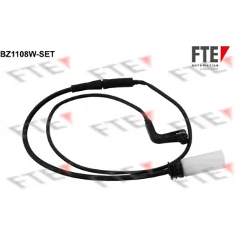 Contact d'avertissement, usure des plaquettes de frein FTE BZ1108W-SET