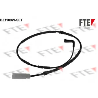 Contact d'avertissement, usure des plaquettes de frein FTE BZ1109W-SET