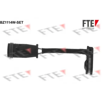 Contact d'avertissement, usure des plaquettes de frein FTE BZ1114W-SET