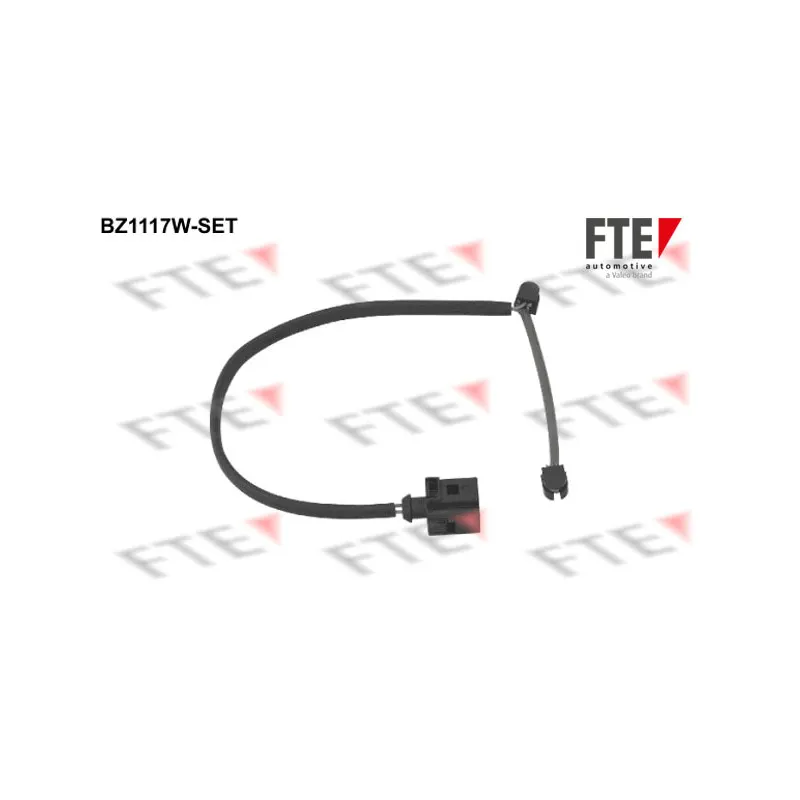 Contact d'avertissement, usure des plaquettes de frein FTE BZ1117W-SET