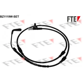Contact d'avertissement, usure des plaquettes de frein FTE BZ1119W-SET