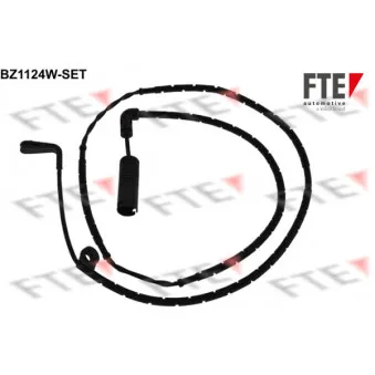 Contact d'avertissement, usure des plaquettes de frein FTE BZ1124W-SET