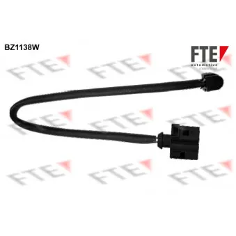 Contact d'avertissement, usure des plaquettes de frein FTE BZ1138W