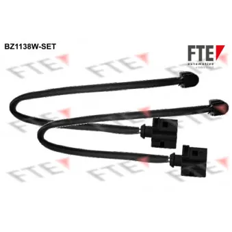 Contact d'avertissement, usure des plaquettes de frein FTE BZ1138W-SET
