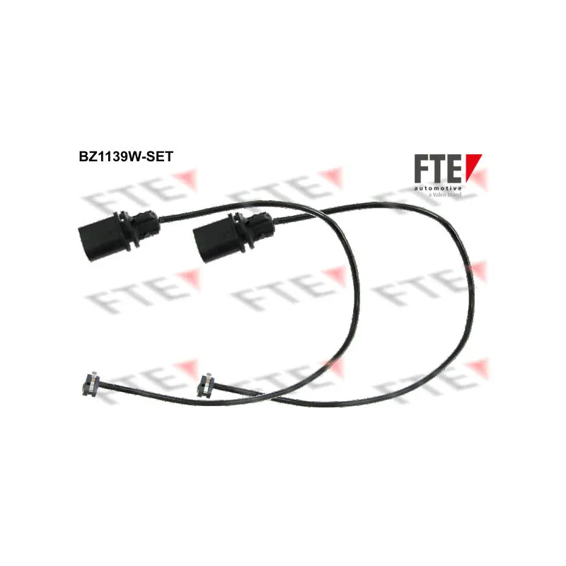 Contact d'avertissement, usure des plaquettes de frein FTE BZ1139W-SET