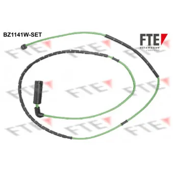 Contact d'avertissement, usure des plaquettes de frein FTE BZ1141W-SET