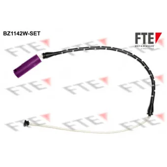 Contact d'avertissement, usure des plaquettes de frein FTE BZ1142W-SET