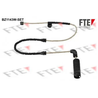Contact d'avertissement, usure des plaquettes de frein FTE BZ1143W-SET